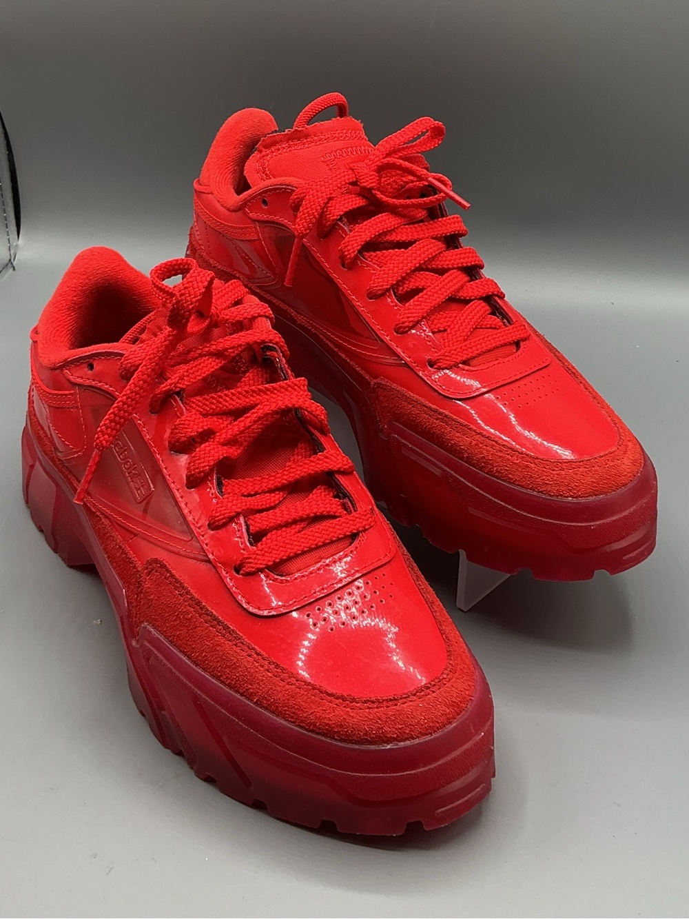 Reebok Cardi B Red Women's Trainers, size 8
